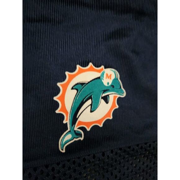 Vintage Puma Miami Dolphins Z Thomas N 54 Cropped Jersey Navy Sz XL - Picture 5 of 8